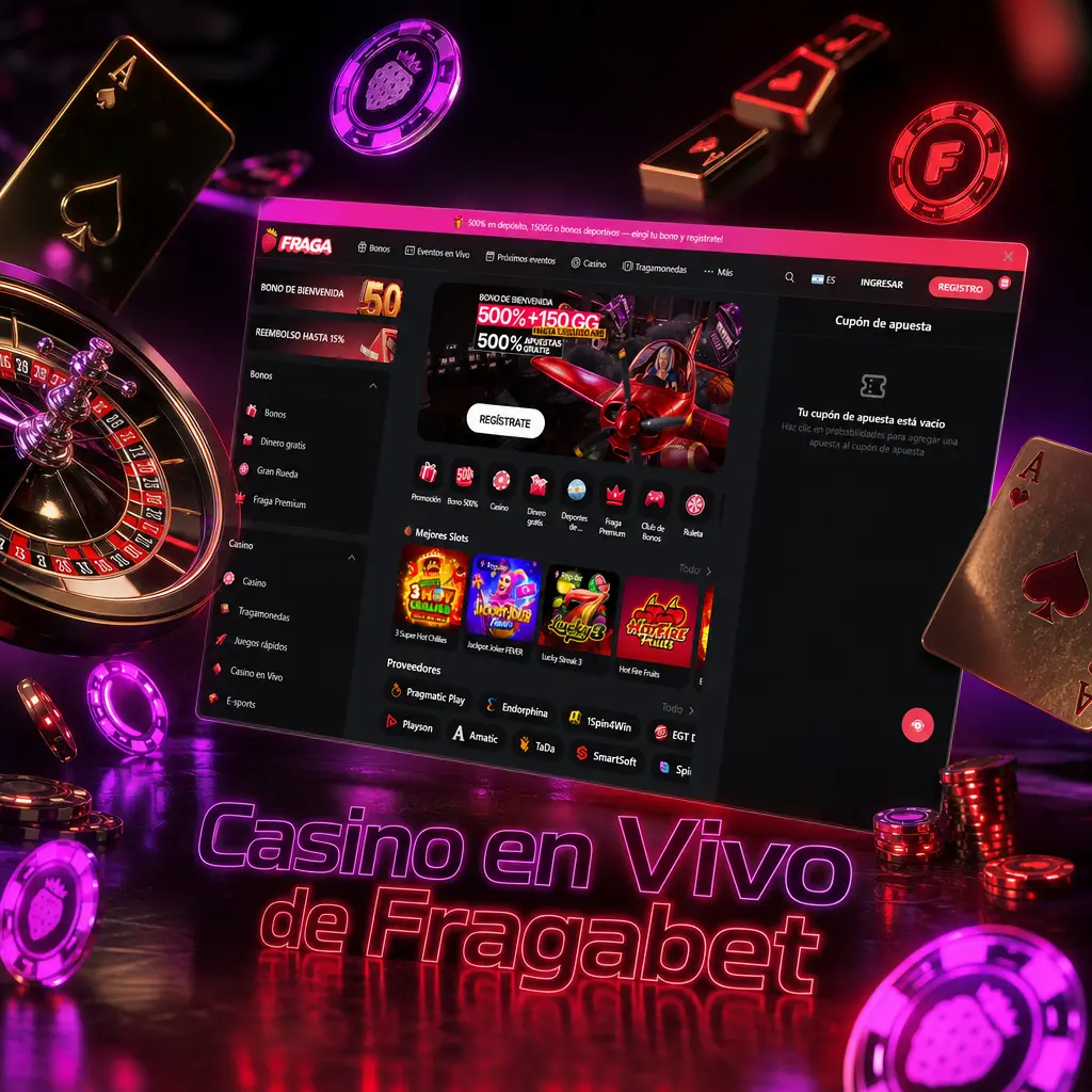 Mesa de casino en vivo de Fragabet con crupier real, ruleta y estadísticas de rondas anteriores en pantalla